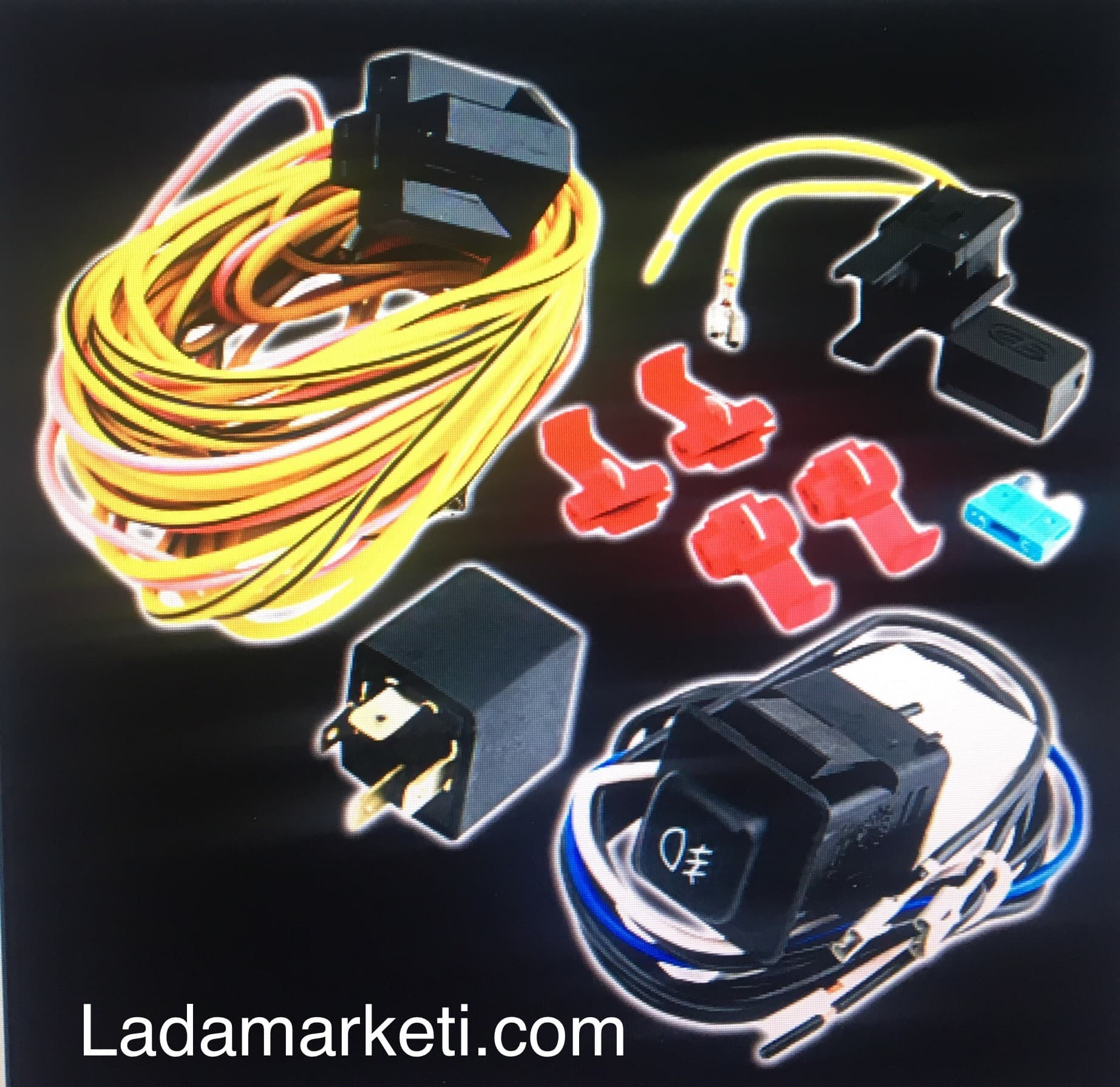 LADA SAMARA SİS LAMBA TESİSATI DÜĞME KOMPLE